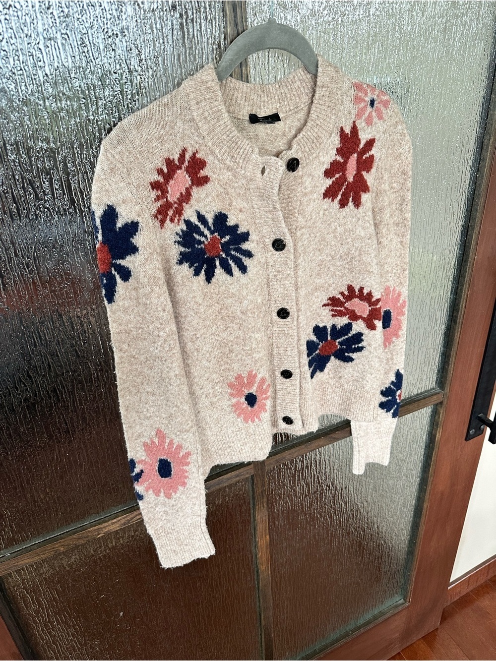Rails Millie Cardigan Beige Floral Button-Front Women's Cardigan Sweater Sz XS. - Picture 5 of 15